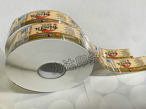 銅版紙食品標(biāo)簽